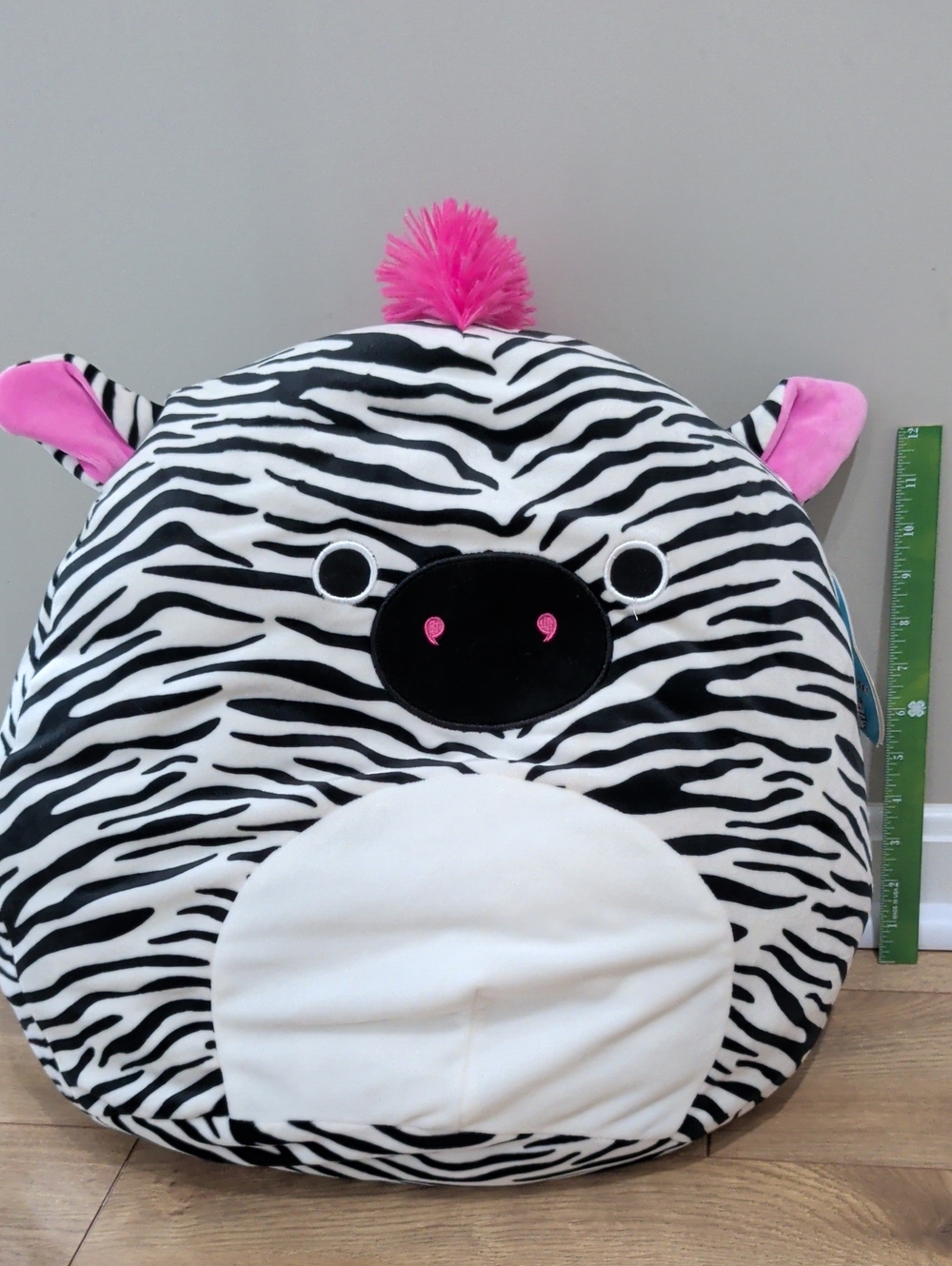Kellytoy Squishmallow Tracey Zebra-Print Plush